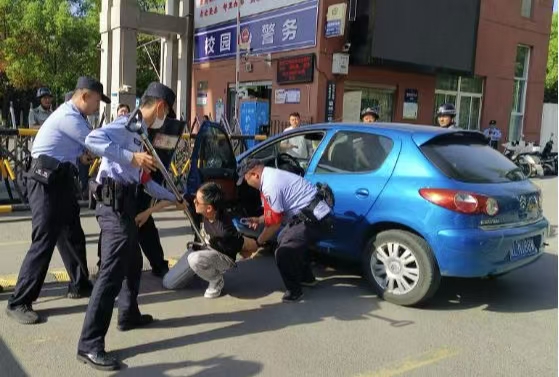 筑牢安全防線，共護校園和諧 ——宿州二中項目部成功舉行校園防恐演練